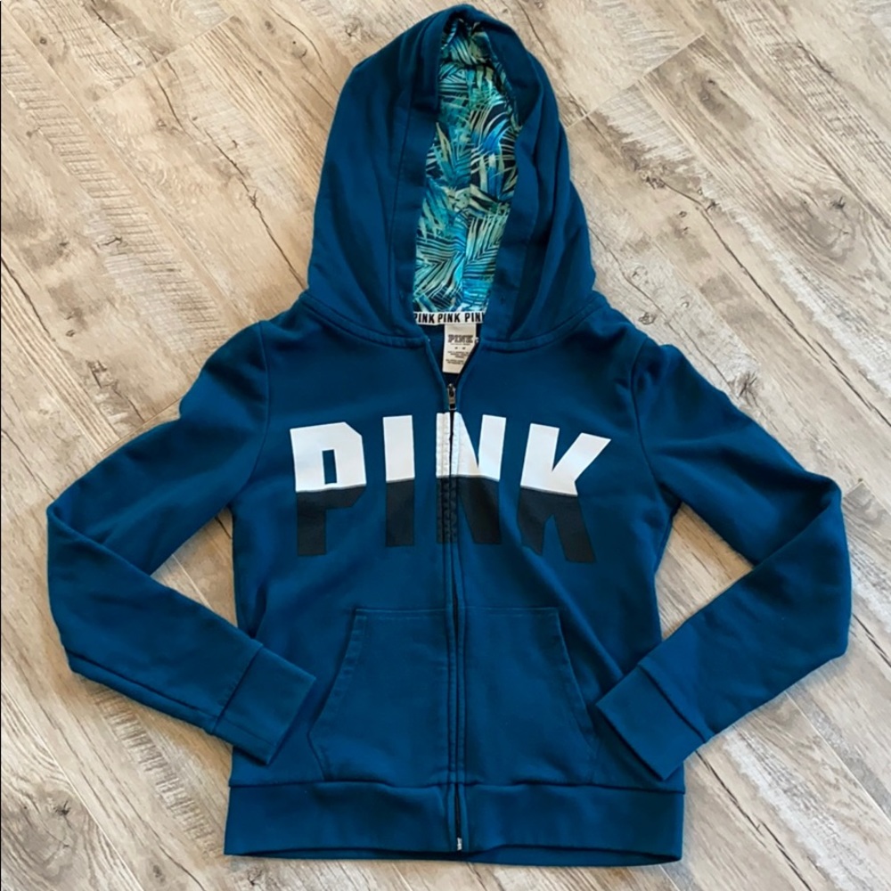 Pink Full Zip Sweatshirt